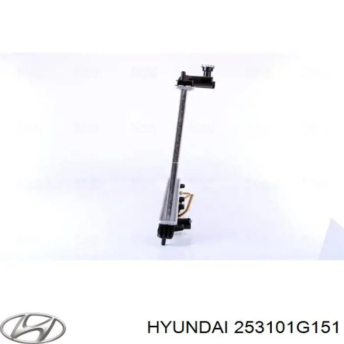 253101G151 Hyundai/Kia radiador refrigeración del motor