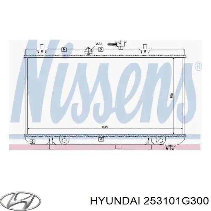 Água radiador Hyundai/Kia 253101G300 precio, desde 94,38 EUR