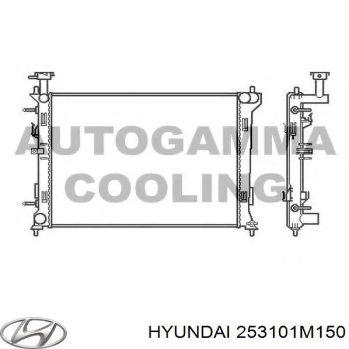 253101M150 Hyundai/Kia radiador