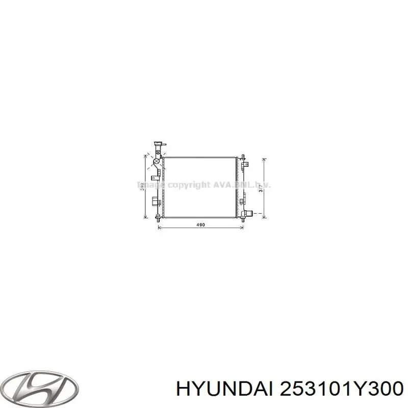 253101Y300 Hyundai/Kia radiador refrigeración del motor