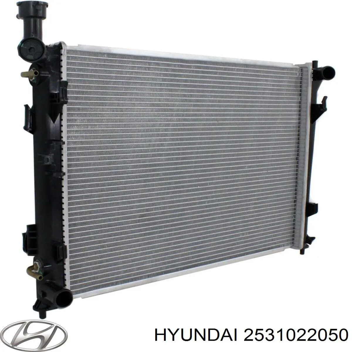 2531022050 Hyundai/Kia radiador refrigeración del motor