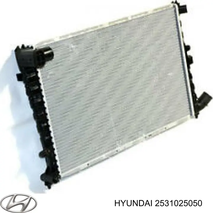 Radiador 2531025050 Hyundai/Kia
