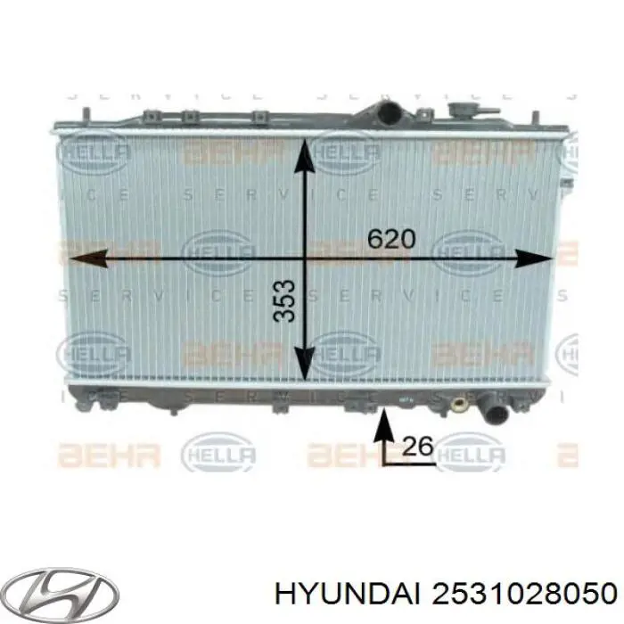 Comprar 401008 Polcar Radiador de auto