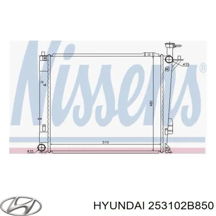Comprar 253102B850 Hyundai/Kia Radiador de auto