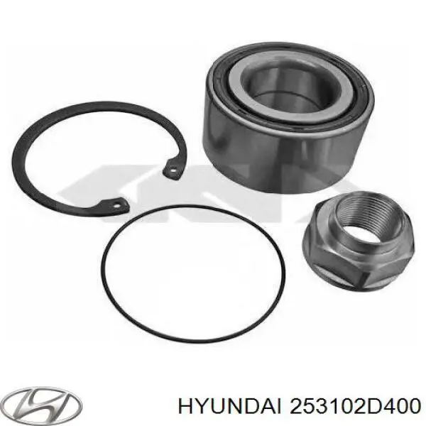 Radiador 253102D400 Hyundai/Kia