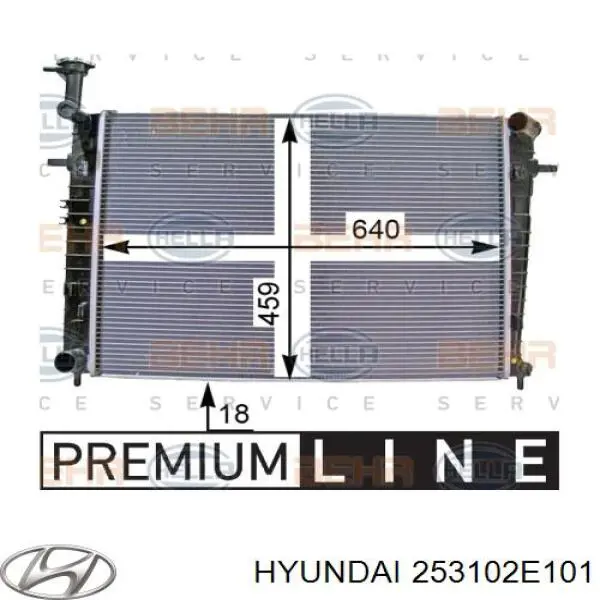 Água radiador Hyundai/Kia 253102E101 precio, desde 100,78 EUR