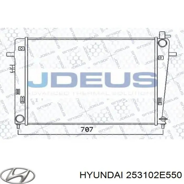 Comprar 253102E550 Hyundai/Kia Radiador de auto