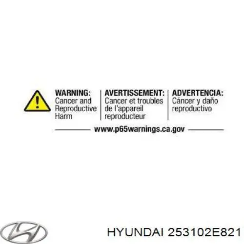 Comprar 253102E821 Hyundai/Kia Radiador de auto