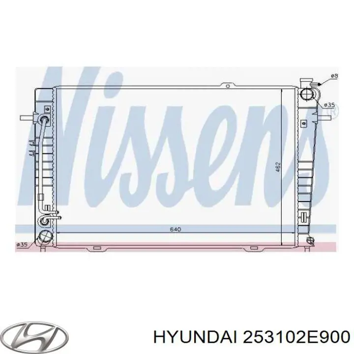 Comprar 253102E900 Hyundai/Kia Radiador de auto