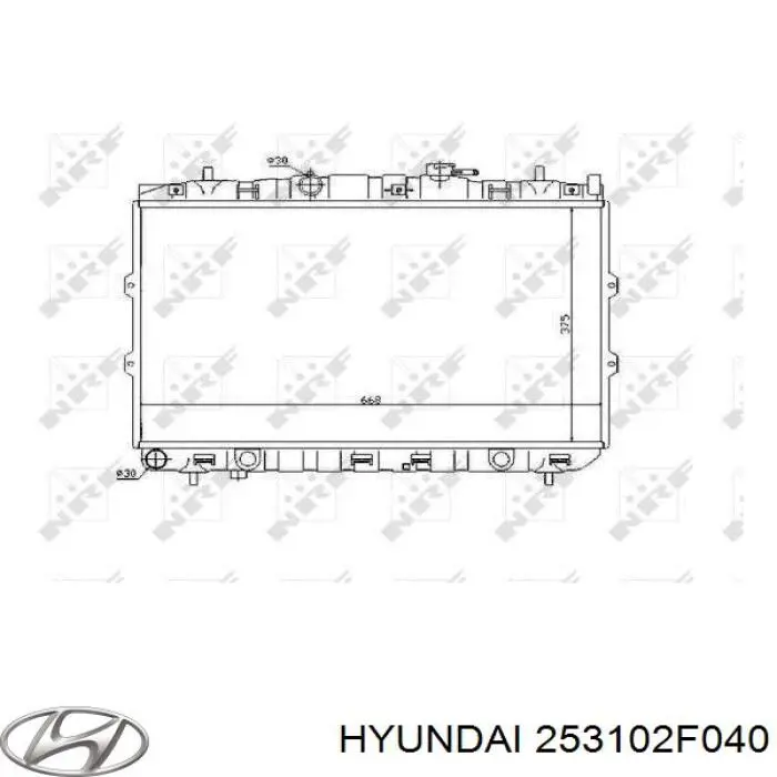 Comprar 253102F040 Hyundai/Kia Radiador de auto