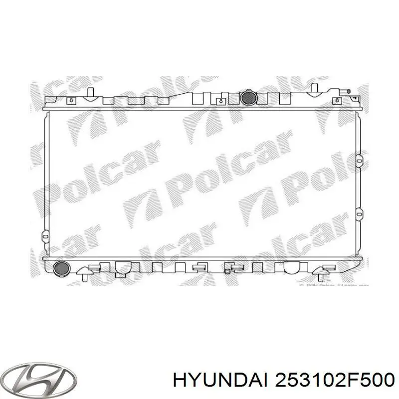 Radiador 253102F500 Hyundai/Kia