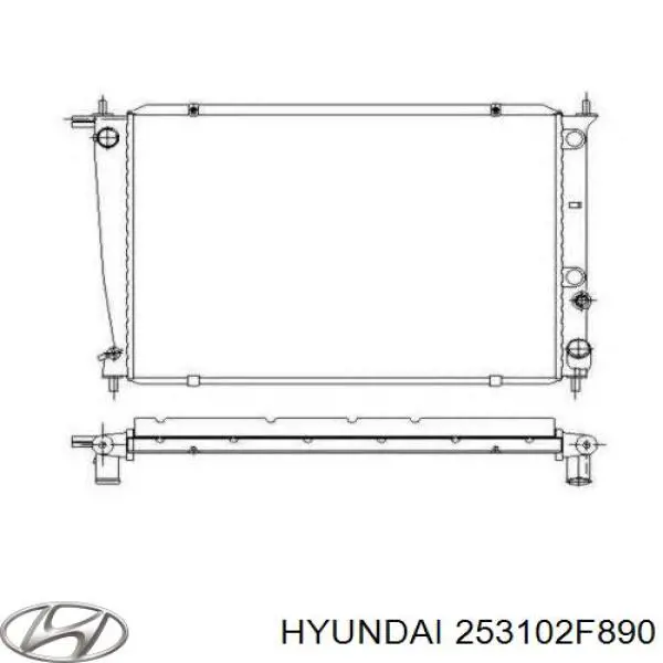253102F890 Hyundai/Kia Refrigeración del motor