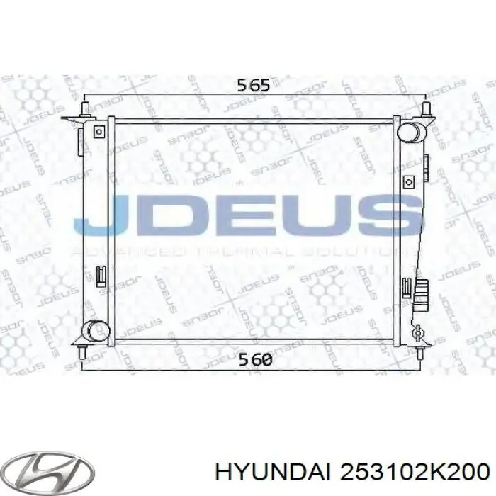 Água radiador Hyundai/Kia 253102K200 precio, desde 76,28 EUR