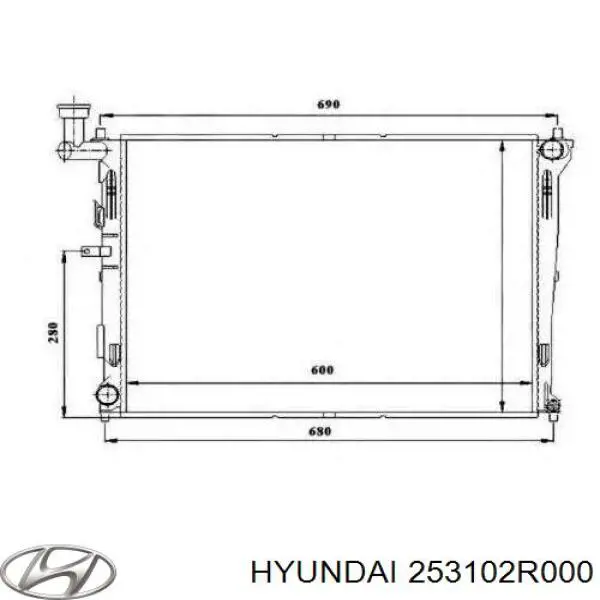 Água radiador Hyundai/Kia 253102R000 precio, desde 90,48 EUR