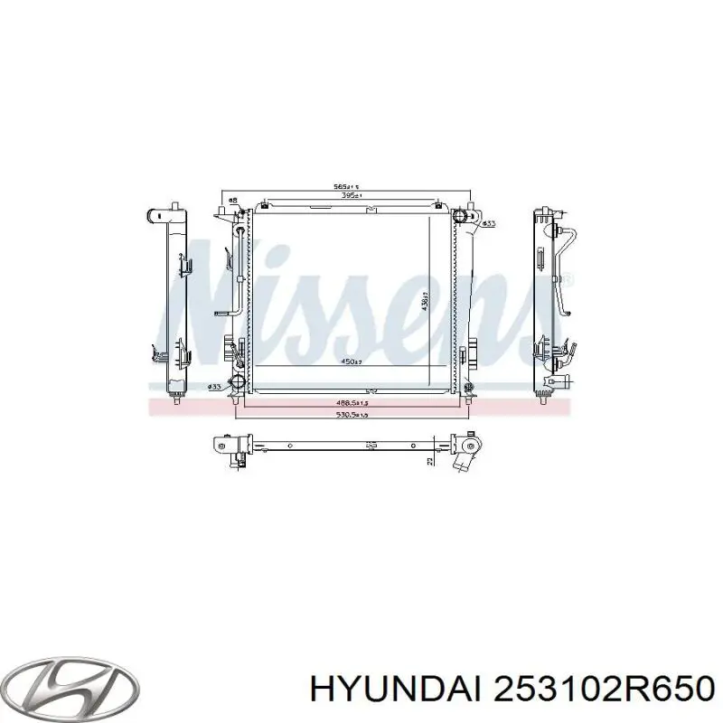 Comprar 253102R650 Hyundai/Kia Radiador de auto