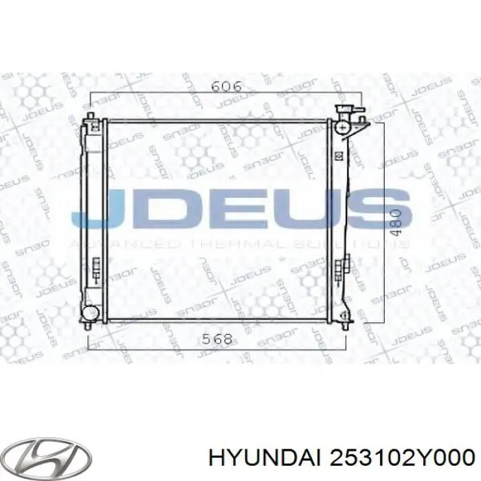 Comprar 253102Y000 Hyundai/Kia Radiador de auto