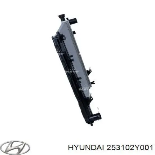 Radiador 253102Y001 Hyundai/Kia