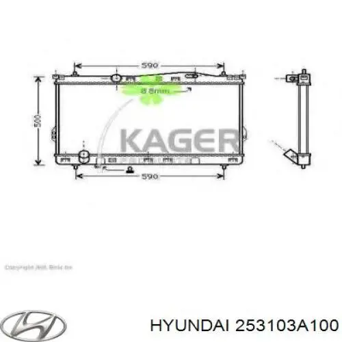 253103A000 Hyundai/Kia Refrigeración del motor