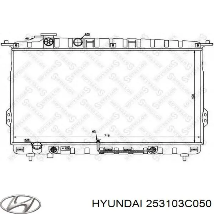 253103C050 Hyundai/Kia radiador