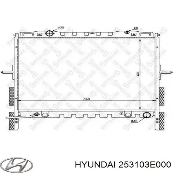 Água radiador Hyundai/Kia 253103E000 precio, desde 114,04 EUR