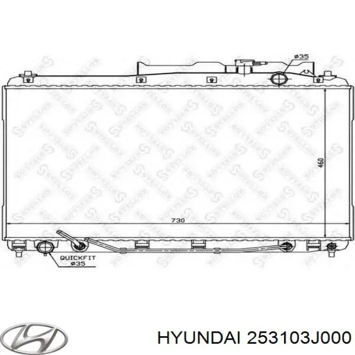 253103J000 Hyundai/Kia radiador