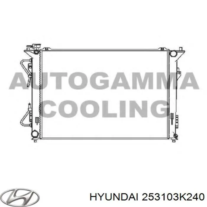 253103K240 Hyundai/Kia radiador