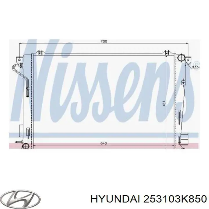 Água radiador Hyundai/Kia 253103K850 precio, desde 105,21 EUR