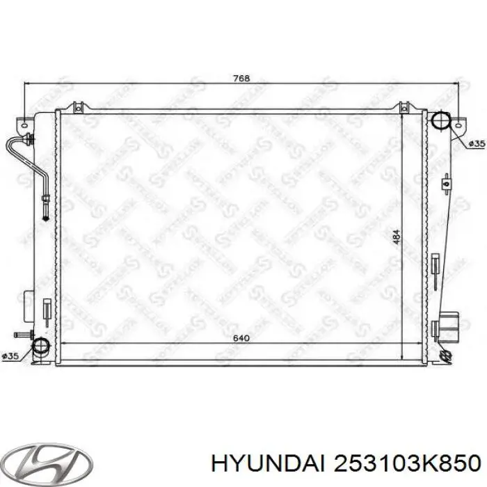Comprar 253103K850 Hyundai/Kia Radiador de auto