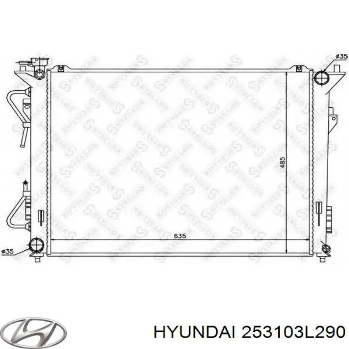 253103L290 Hyundai/Kia radiador