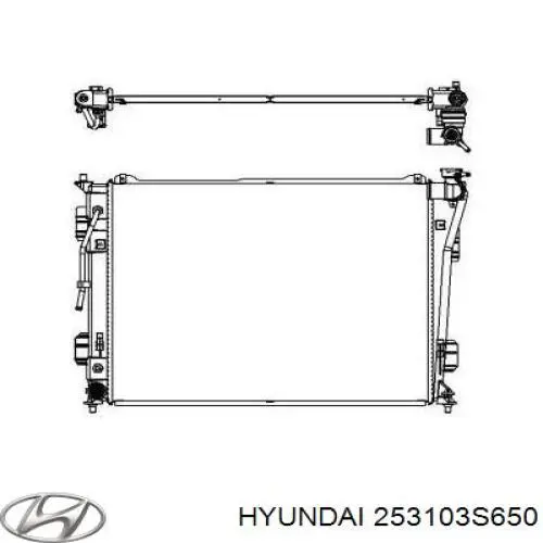 Comprar 253103S650 Hyundai/Kia Radiador de auto