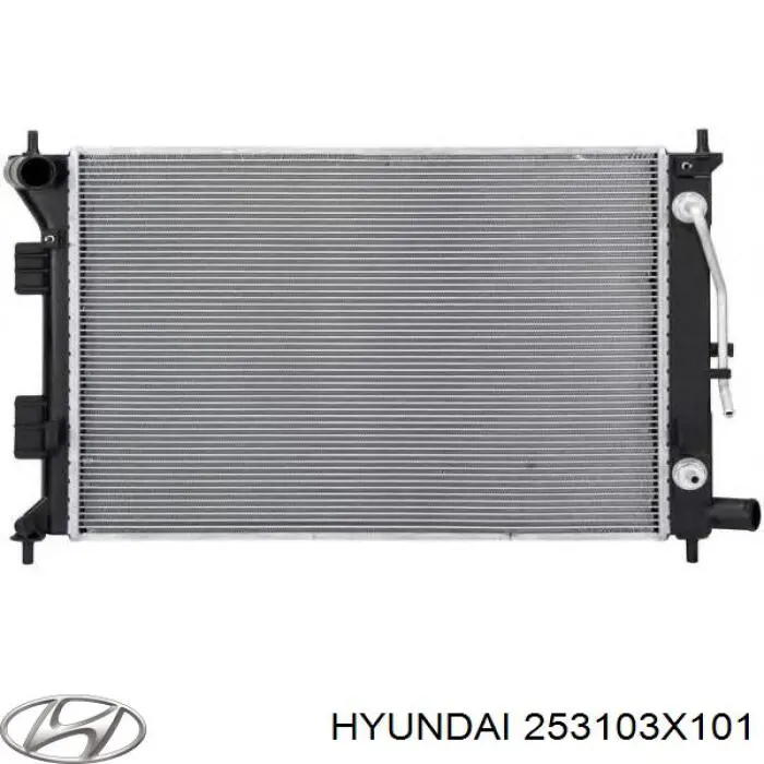 253103X101 Hyundai/Kia radiador refrigeración del motor