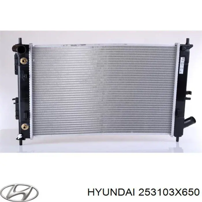 253103X650 Hyundai/Kia radiador