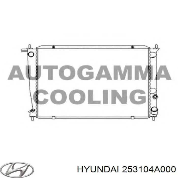 253104A000 Hyundai/Kia radiador