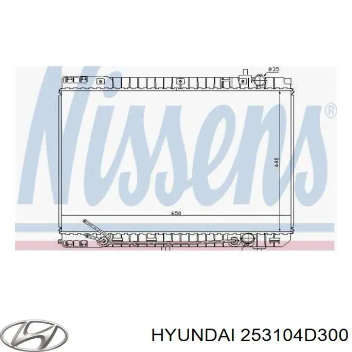 Água radiador Hyundai/Kia 253104D300 precio, desde 246,44 EUR