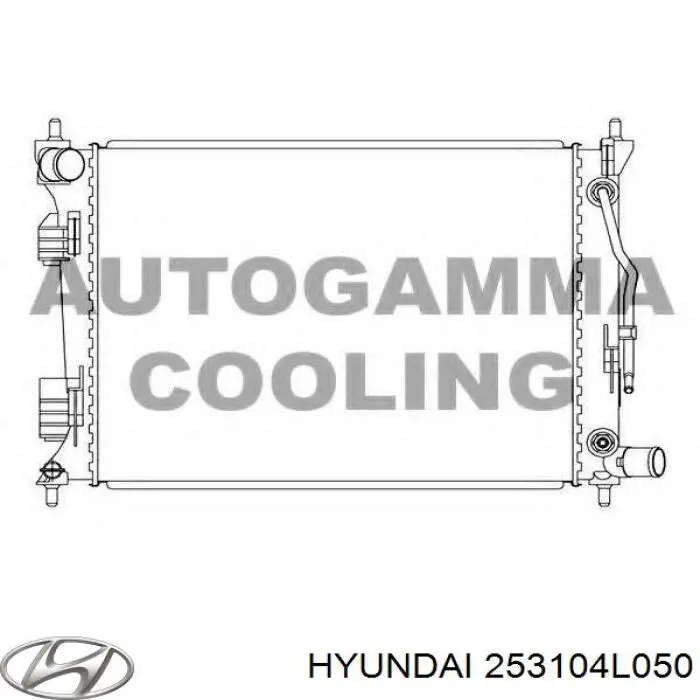 Água radiador Hyundai/Kia 253104L050 precio, desde 91,78 EUR