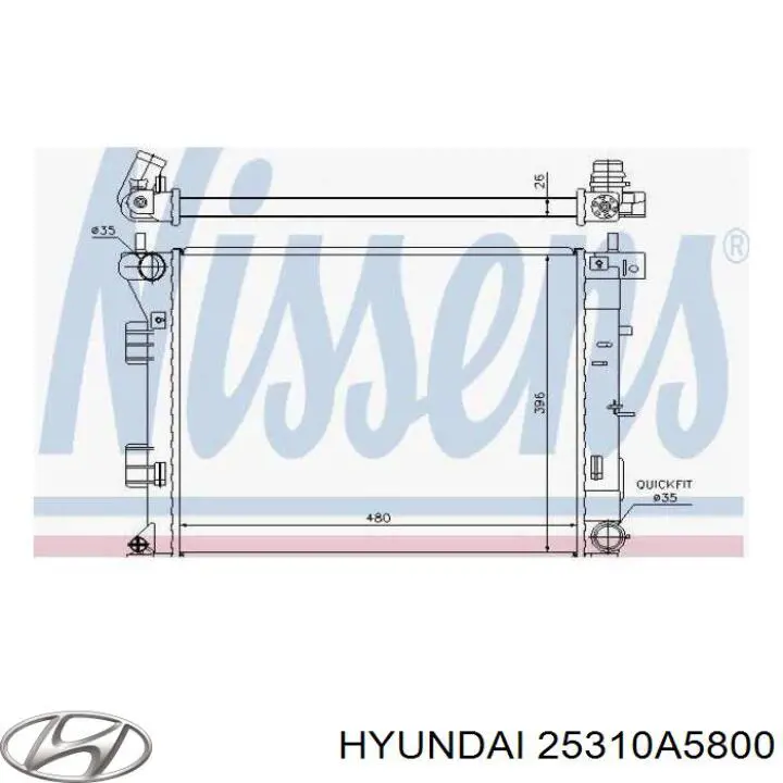 Água radiador Hyundai/Kia 25310A5800 precio, desde 86,89 EUR