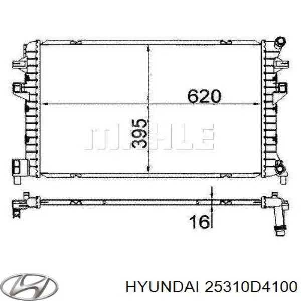 Comprar 25310D4100 Hyundai/Kia Radiador de auto