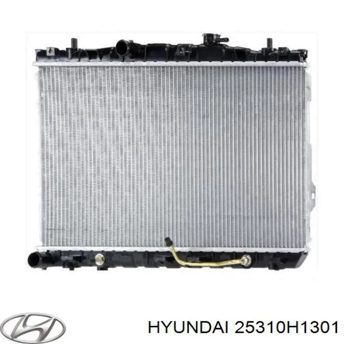 HY001225 SAT radiador refrigeración del motor