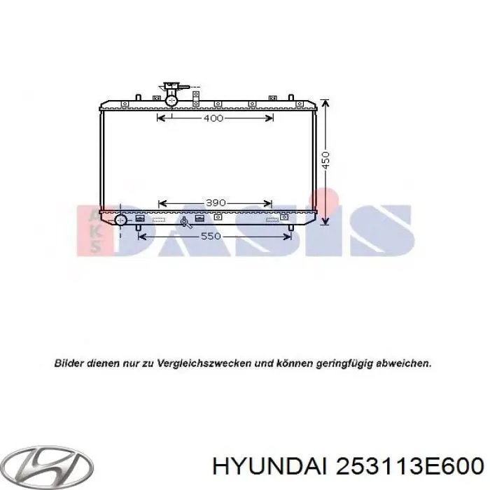 S253113E600 Hyundai/Kia Refrigeración del motor