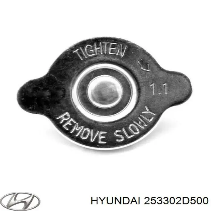 253302D500 Hyundai/Kia tapa de radiador