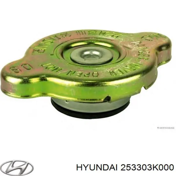 Tapón del radiador Hyundai/Kia 253303K000