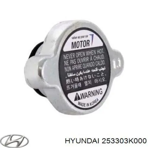 253303K000 Hyundai/Kia tapa radiador