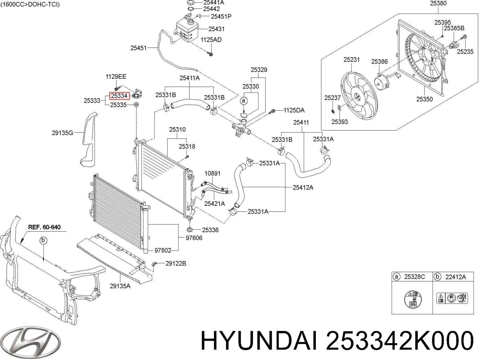 253342K000 Hyundai/Kia