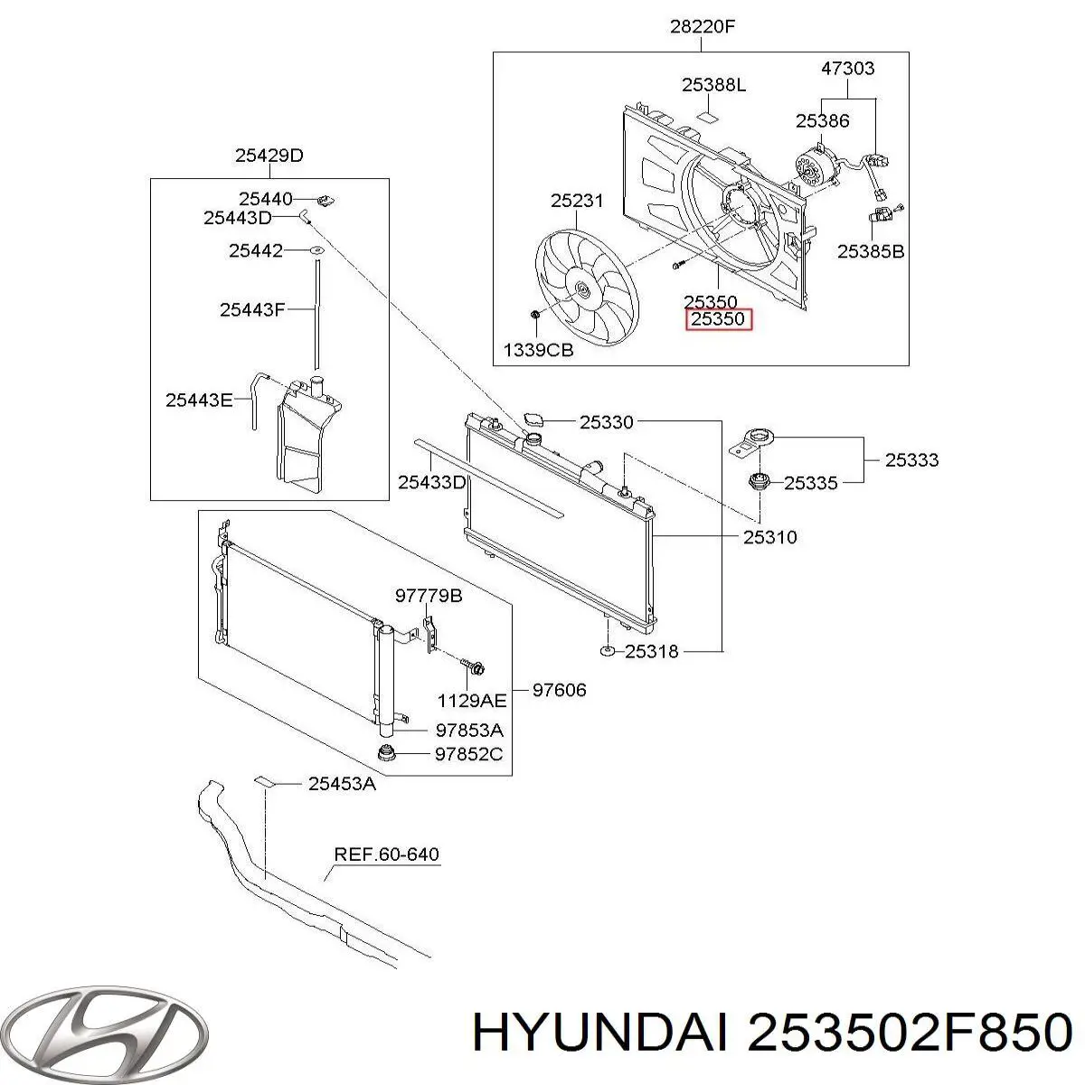 253502F850 Hyundai/Kia