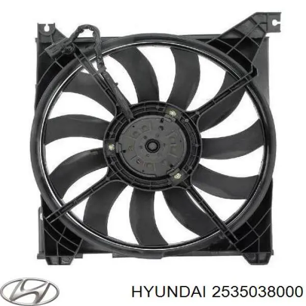 2535038000 Hyundai/Kia bastidor radiador
