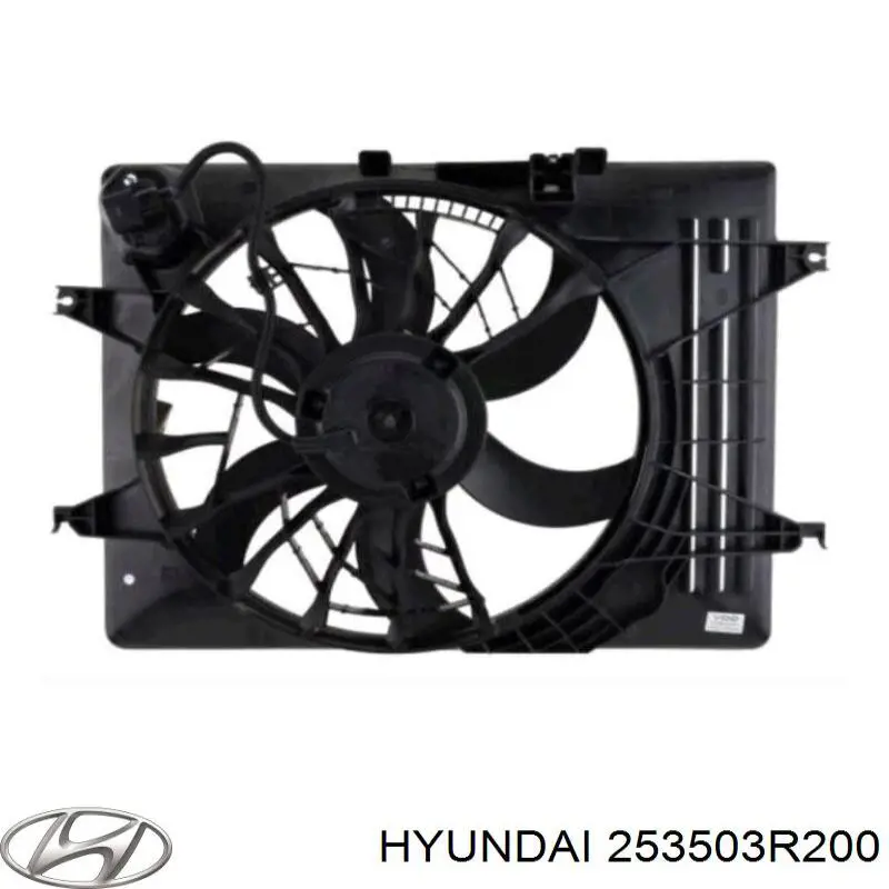 253503R200 Hyundai/Kia bastidor radiador