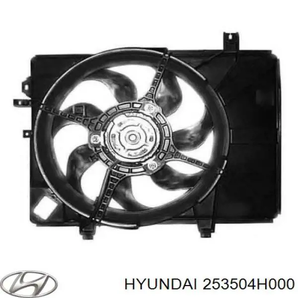 253504H000 Hyundai/Kia bastidor radiador