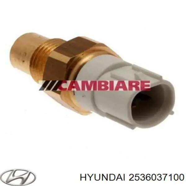 2536037100 Hyundai/Kia sensor, temperatura del refrigerante (encendido el ventilador del radiador)