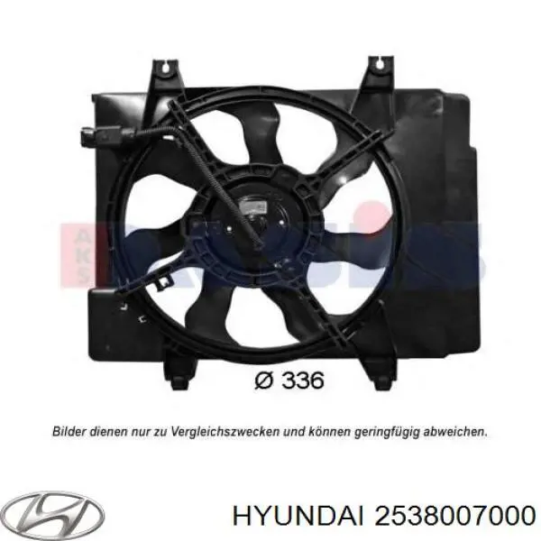 47685 NRF Difusor del radiador del aire acondicionado con ventilador y motor