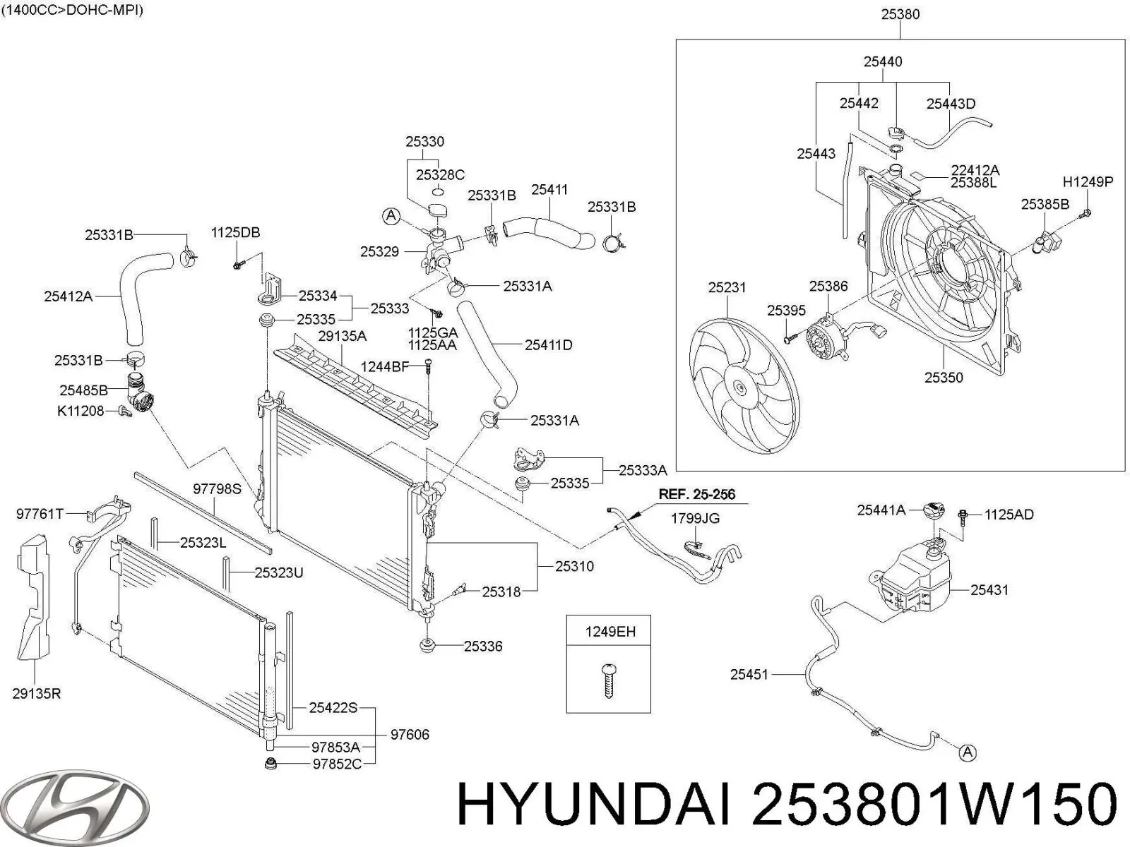 253801W150 Hyundai/Kia